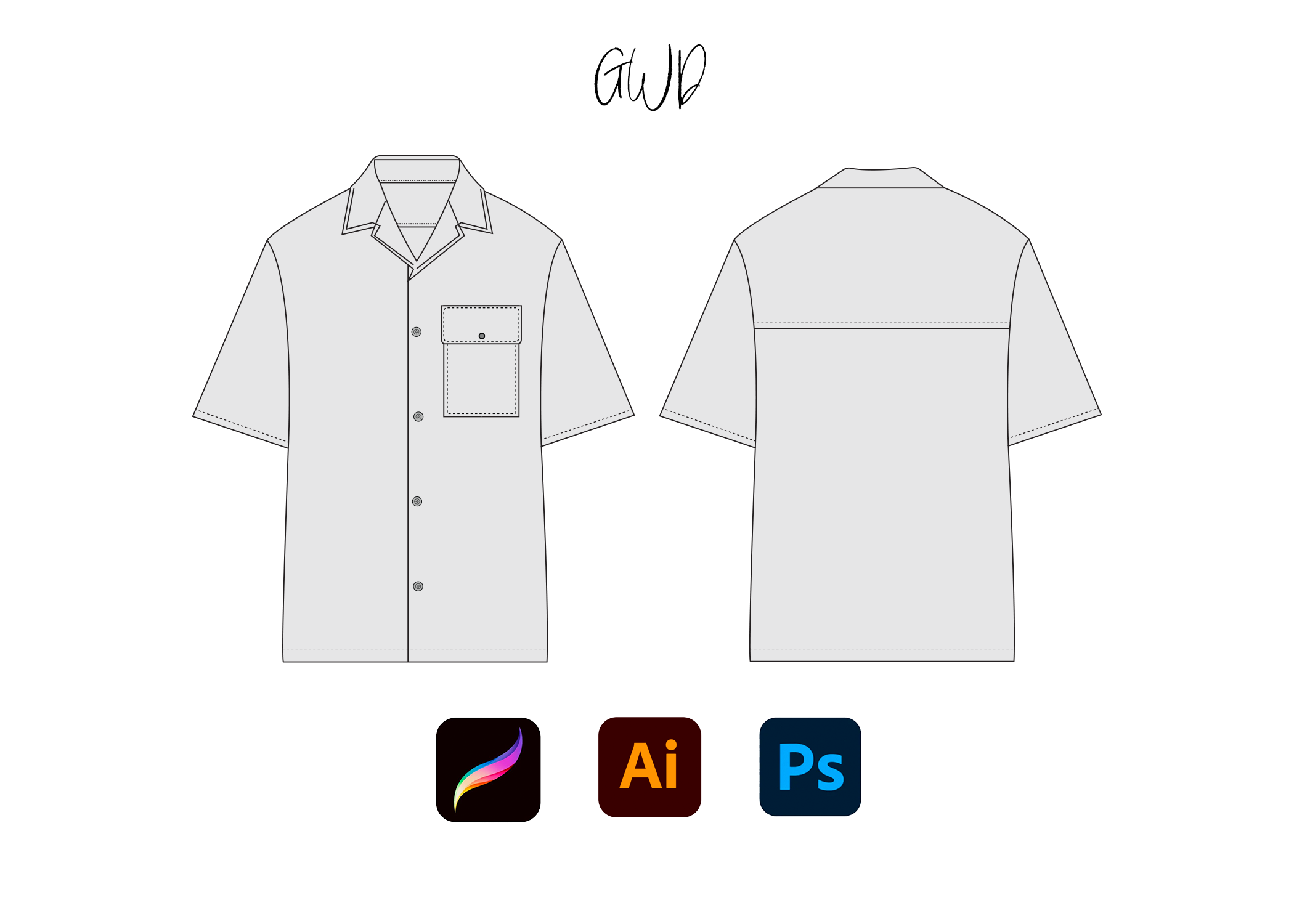 Bowling Shirt Mockup Template